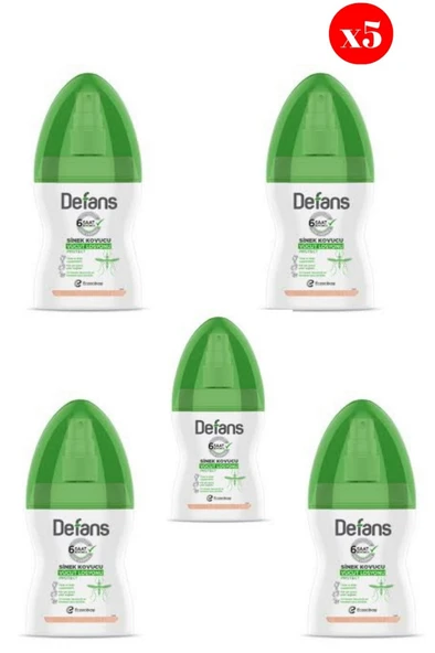 Defans Sinek Kovucu Naturel Vücut Losyonu 100 Ml X5 ADET ürün görseli 1