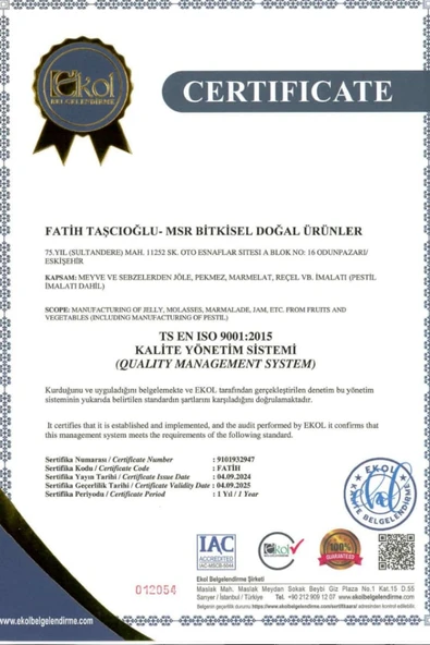 Msr Bitkisel Manisa Mesir Kuvvet,  Macunu 700g - Resim 4