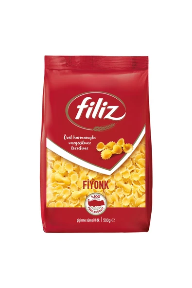 FİLİZ Fiyonk Makarna 500 Gr 10 Paket ürün görseli 1
