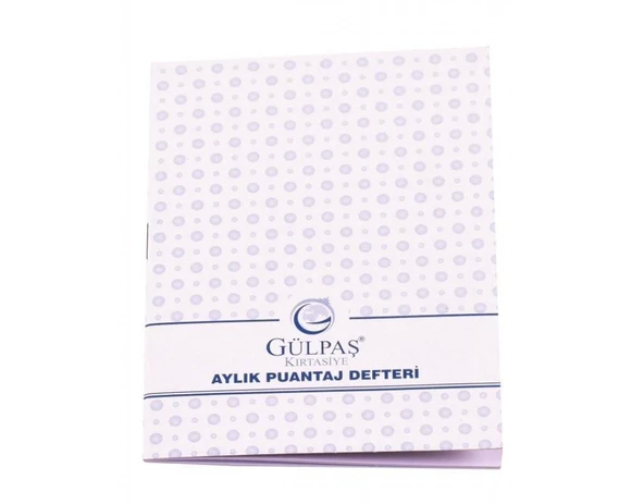 GULPAS AYLIK PUANTAJ ORTA 12 YAPRAK (127) ürün görseli 1