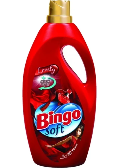 Bingo Soft Lovely Çamaşır Yumuşatıcısı 3 lt ürün görseli 1