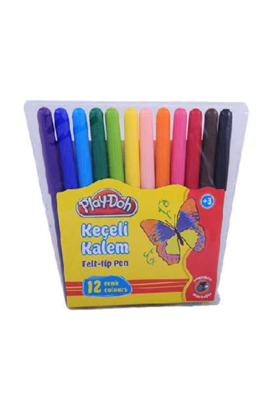 PLAY-DOH KEÇELİ KALEM 12 RENK ürün görseli 1