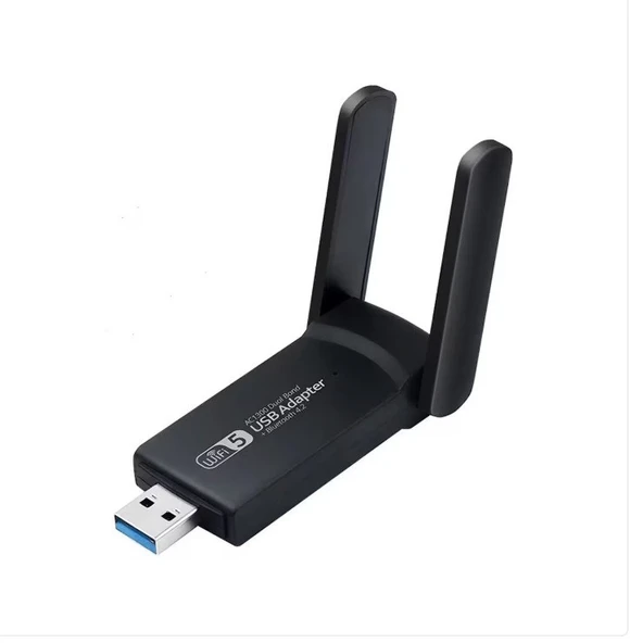 AC1300 Mbps Dual Band 2.4G/5G USB 3.0 Adaptör Kablosuz Wifi Alıcı Kingboss ürün görseli 1