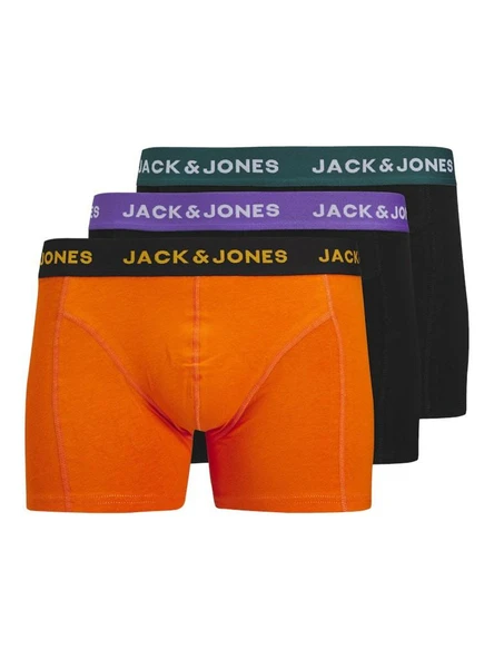 Jack Jones Ben Solıd 3 Lü Paket Erkek Boxer 12268601 ürün görseli 1