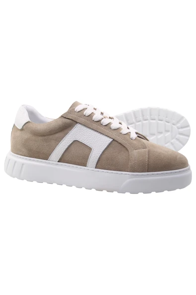 Doğal Bej Erkek Sneaker Ayakkabı - Resim 3