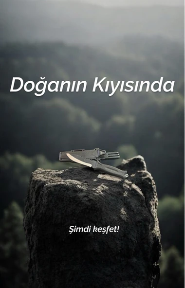 Lazoğlu avcı bıçağı - taşıma kılıflı av avcı bıçağı ürün görseli 1