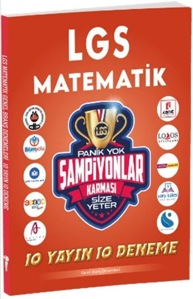 LGS Matematik Şampiyonlar Karması 10 Yayın 10 Deneme Bilimyolu Yayıncılık ürün görseli 1