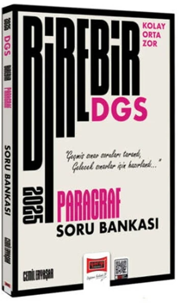 2025 DGS Birebir Serisi Kolay Orta Zor Paragraf Soru Bankası Yargı Yayınları ürün görseli 1