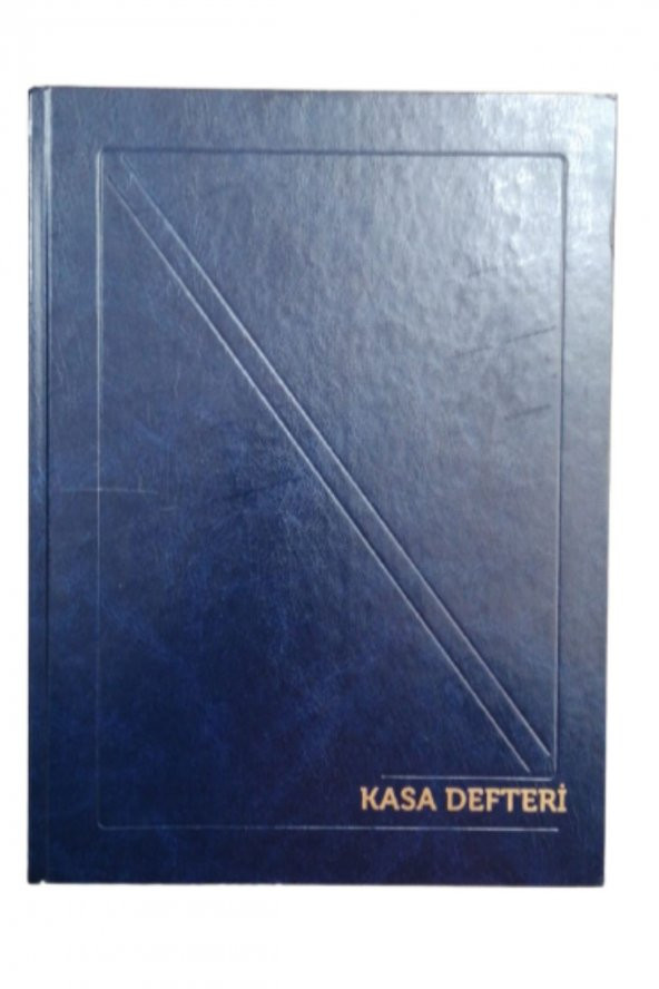 Lacivert Kasa Defteri 20x28 160 Yaprak Cilt Bezli 1 Adet ürün görseli 1