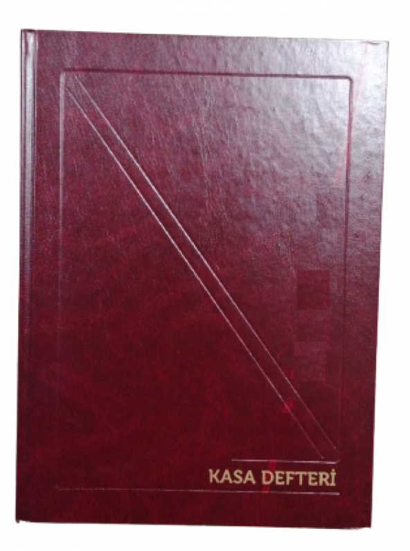 Bordo Kasa Defteri 20x28 160 Yaprak Cilt Bezli 1 Adet ürün görseli 1