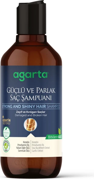 Agarta Doğal Güçlü ve Parlak Saçlar Şampuan 400 ml ürün görseli 1