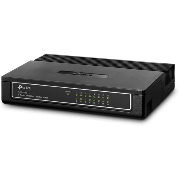 TP-Link TL-SF1016D 16 Port 10/100 Mbps Switch - Resim 2
