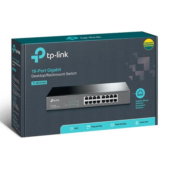 Tp Festa TL-SG1016 16lı Gigabit Rack switch - Resim 3