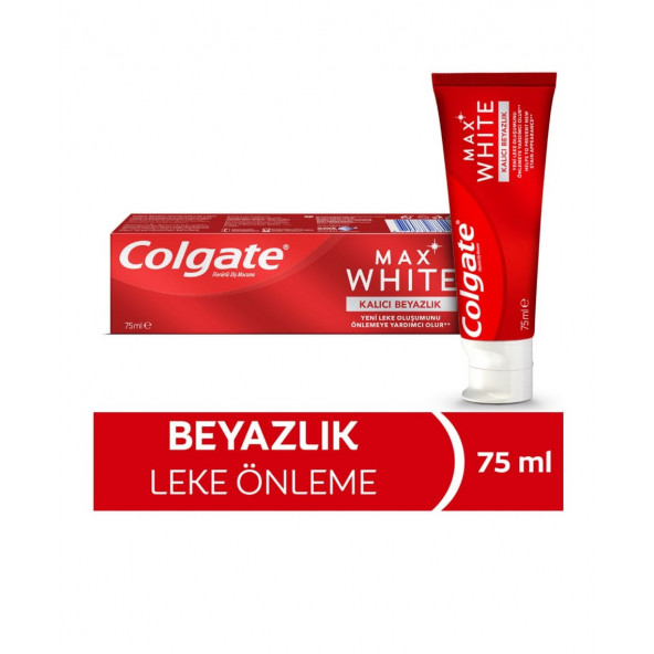 Colgate Max White Kalıcı Beyazlık Beyazlatıcı Diş Macunu 75 Ml. ürün görseli 1