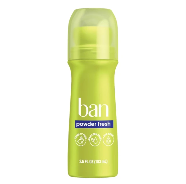 Ban Antiperspirant Deo Powder Fresh Roll-On 3.5 Oz 103Ml ürün görseli 1