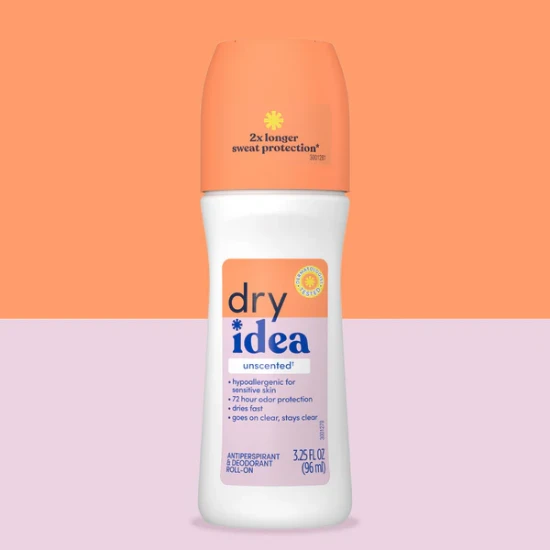 Dry Idea Unscented Anti-Perspirant Advanced Dry Deo Roll On 3.25 Oz 96 Ml ürün görseli 1