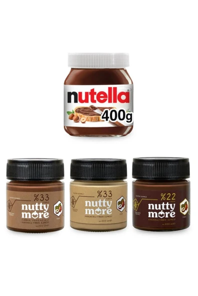 Nutella 400 gr & Nutty More Tanışma Paketi ürün görseli 1