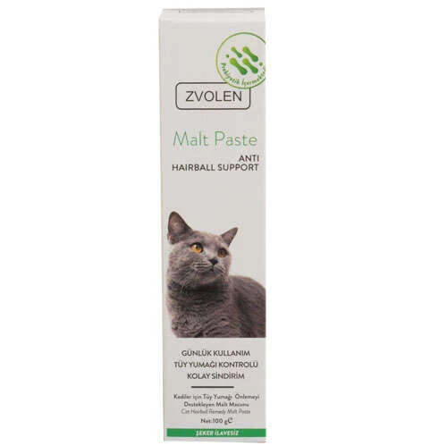 ZVOLEN Malt Paste Tüy Yumağı Kontrol Kedi Macunu 100 ml ürün görseli 1
