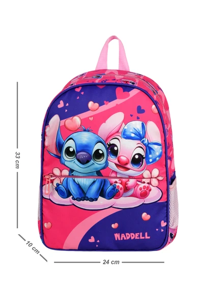 Waddell Lisanslı Stitch Temalı Anaokul Kreş Sırt Çantası 25507 ürün görseli 1