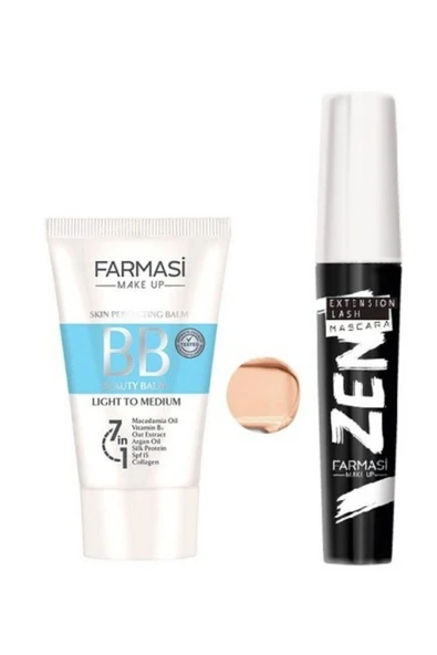 Bb Krem Açıktan Ortaya 50 ml Ve Zen Maskara ürün görseli 1