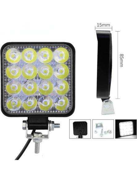 NIKEN 16 LED ECO KARE ÇALIŞMA LAMBASI ürün görseli 1