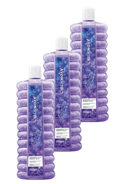 Senses Lavender Calm Lavanta Kokulu Banyo Köpüğü 1 Lt. Üçlü Set ürün görseli 1