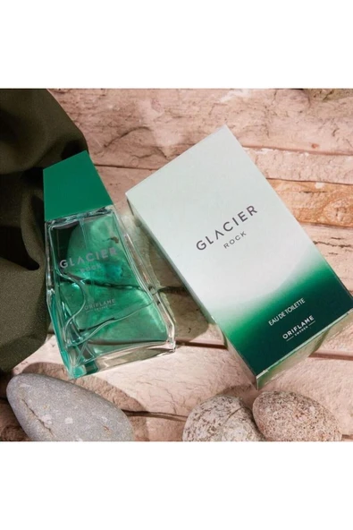 Amber ve Misk Notalı Canlandırıcı Etki Sunan Aromatik Glacier Rock EdT Erkek Parfümü 100ml ürün görseli 1