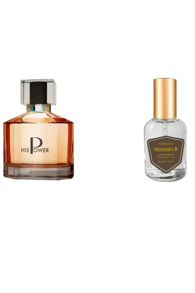 Hıs Power Edp Erkek Parfümü + Monsıeur Erkek Parfüm 50 Ml ürün görseli 1
