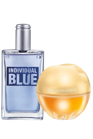Individual Blue Erkek Edt - Incandessence Kadın Edp Parfüm Seti ürün görseli 1