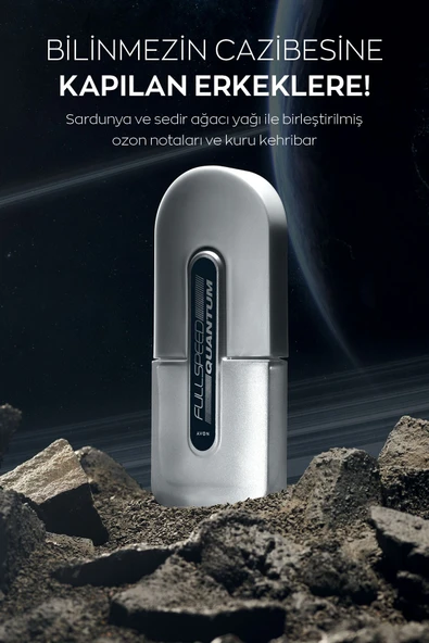 Full Speed Quantum Erkek Parfüm Edt 75 Ml. İkili Set - Resim 3
