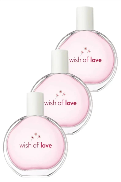 Wish Of Love Kadın Parfüm Edt 50 ml 3'lü Set ürün görseli 1