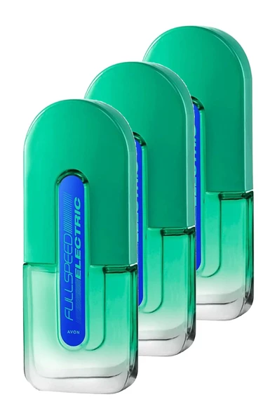 Full Speed Electric Erkek Parfüm Edt 75 Ml. Üçlü Set ürün görseli 1