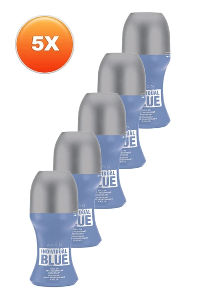 Individual Blue Erkek Rollon 50 Ml. Beşli Set ürün görseli 1
