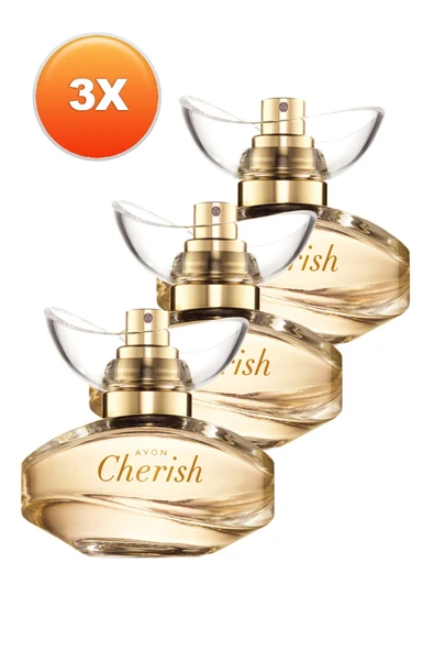 Cherish Kadın Parfüm Edp 50 Ml. Üçlü Set ürün görseli 1