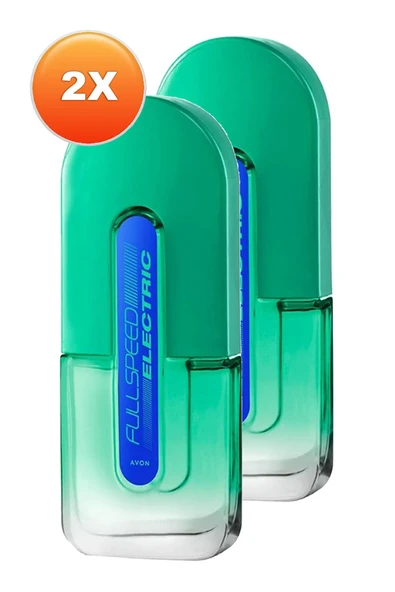 Full Speed Electric Erkek Parfüm Edt 75 Ml. İkili Set - Resim 2