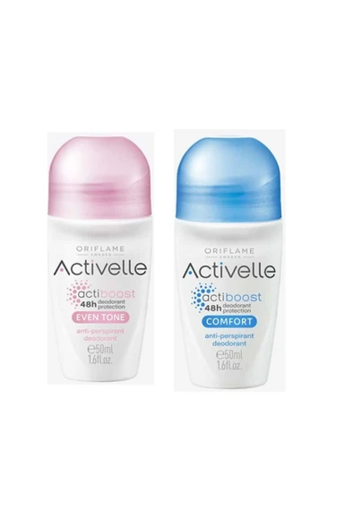 Activelle Ve Even Tone Comfort Anti-perspirant 48 Saat Koruma Sağlayan 2'li Roll-on Deodorant ürün görseli 1