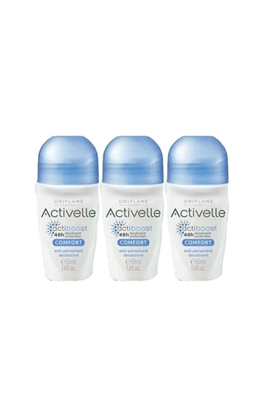 Activelle Comfort Anti perspirant Roll on 3 Adet 33139 - Resim 2