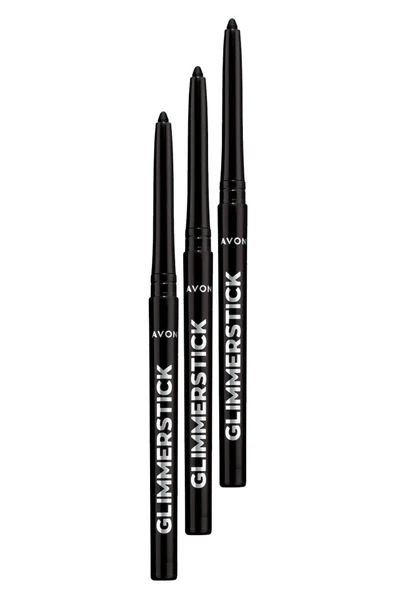 Glimmersticks Asansörlü Açılıp Kapanabilen Göz Kalemi Blackest Black Üçlü Set ürün görseli 1
