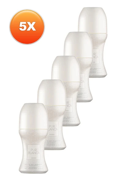 Pur Blanca Kadın Rollon 50 Ml. Beşli Set ürün görseli 1