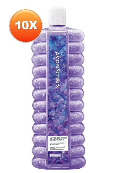 Senses Lavender Calm Lavanta Kokulu Banyo Köpüğü 1 Lt. Onlu Set ürün görseli 1