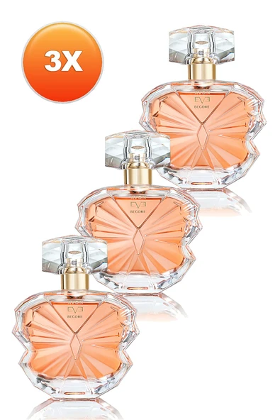 Eve Become Kadın Parfüm Edp 50 Ml. Üçlü Set - Resim 2