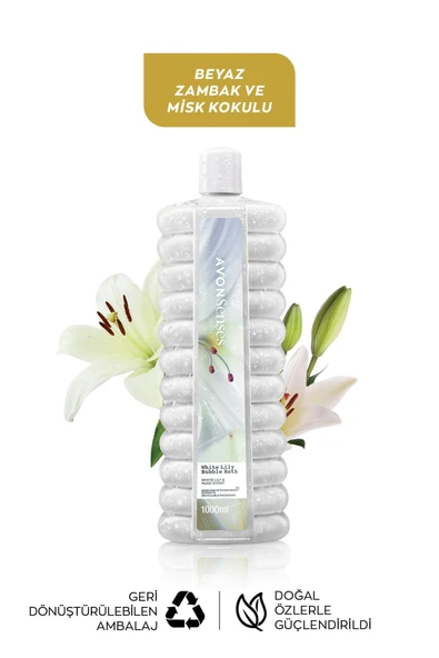 Zambak Banyo Köpüğü 1 Lt. Beşli Set - Resim 3
