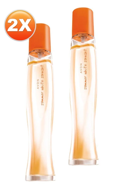 Summer White Sunset Kadın Parfüm Edt 50 Ml. İkili Set - Resim 2