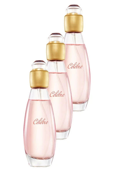 Celebre Kadın Parfüm Edt 50 Ml. Üçlü Set - Resim 2