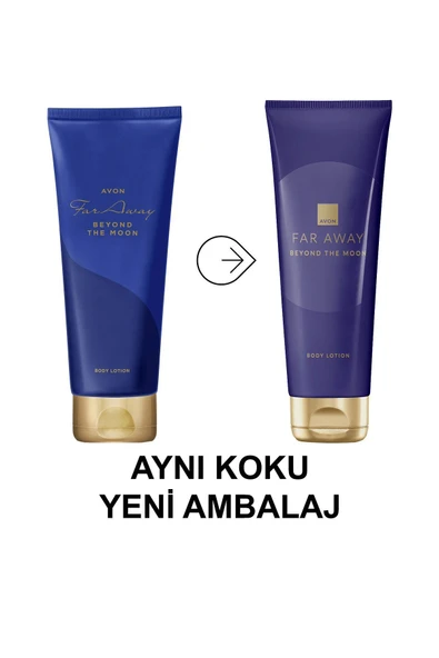 Far Away Beyond The Moon Vücut Losyonu 125 ml. 2 li SET - Resim 4