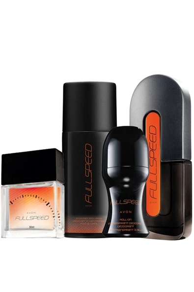 Full Speed Erkek Parüm Deodorant Rollon Dörtlü Set ürün görseli 1