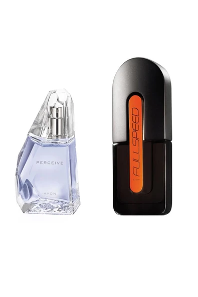 Perceive Edp 50 ml Kadın Parfümü ve Full Speed Edt 75 ml Erkek Parfümü İkili Set 5000PARFUM00026 ürün görseli 1