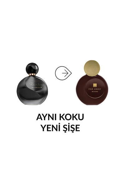 Far Away Glamour Kadın Parfüm Edp 50 Ml. Üçlü Set - Resim 4