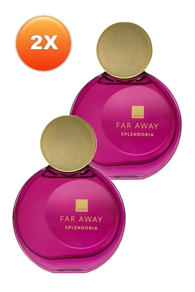 Far Away Splendoria Kadın Parfüm Edp 50 Ml. İkili Set - Resim 2