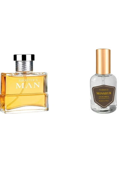Shooter's Man Edp Erkek Parfümü + Monsıeur Erkek Parfüm 50 Ml ürün görseli 1